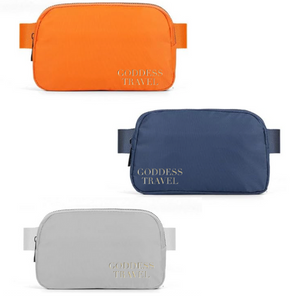 Custom Goddess Travel Words Waistbag