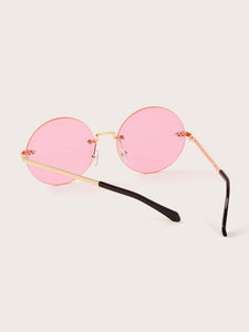 Rimless Pink Shades